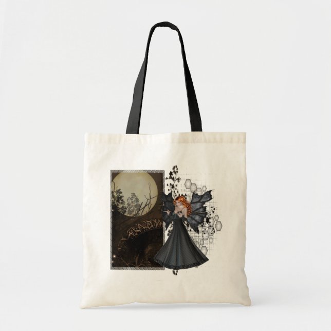 Tote Bag Dans la nuit noire de la série (Devant)