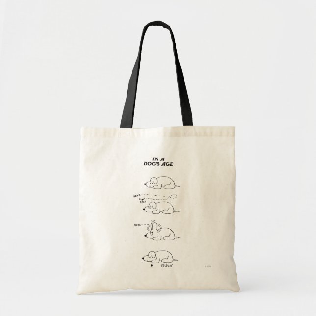 Tote Bag Dans l'âge d'un chien (Devant)