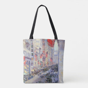 Tote Bag Dans l'Avenue à partir de la 34e Rue par Childe Ha