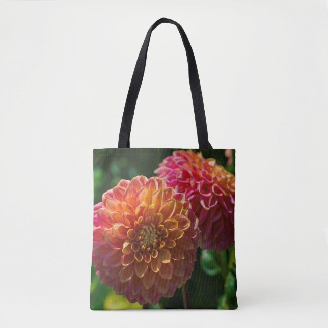 Tote Bag Dans Le Jardin Dahlia 1 (Devant)