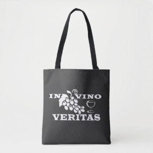 Tote Bag Dans les veritas vino