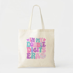 Tote Bag Dans Mes Double Chiffres Era Retro 10 Ans 10E Bir