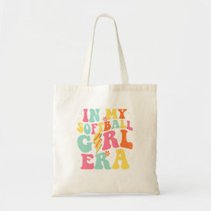 Tote Bag Dans Mon Softball Girl Era Retro Softball Super