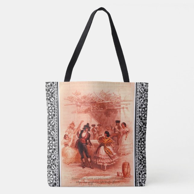 Tote Bag Danse à Grenade (Devant)