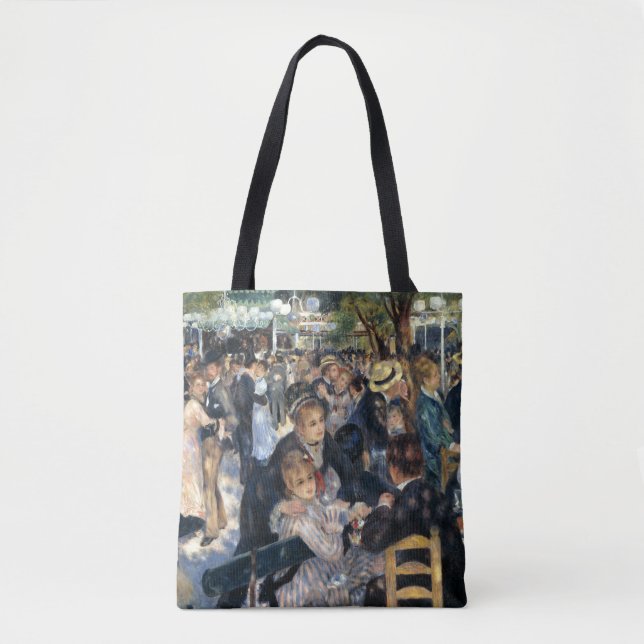 Tote Bag Danse au Moulin de la Galette par Renoir (Devant)