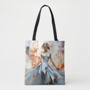 Tote Bag Danse Beauté Peinture Art Décor Abstrait