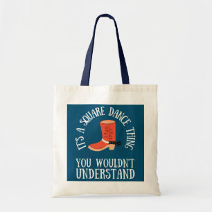 Tote Bag Danse carré Cowboy Danse occidentale Professeur Da