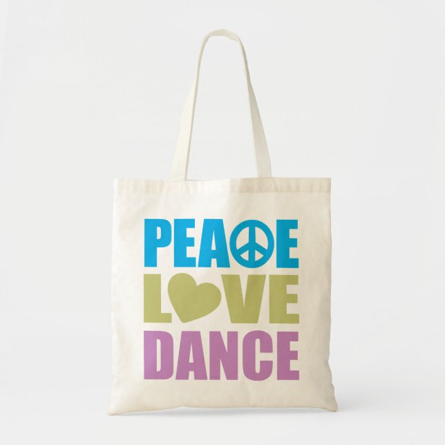 Tote Bag Danse d'amour de paix (Devant)