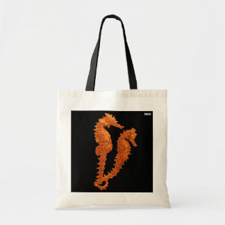 Tote Bag Danse Des Chevaux De Mer (Orange)
