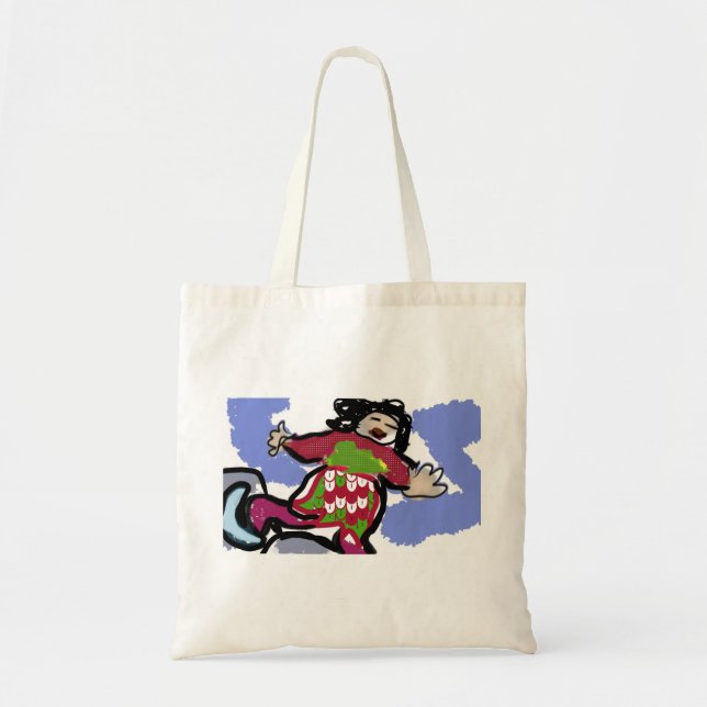 Tote Bag danse du patin à glace (Devant)