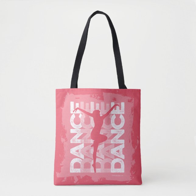 Tote Bag Danse et Lettres (Danse) (Devant)