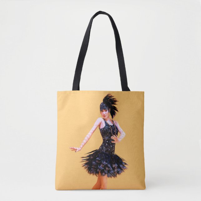 Tote Bag Danse Flapper Vintage (Devant)