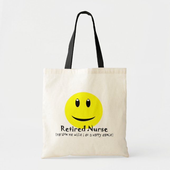 Tote Bag DANSE HEUREUSE retirée d'infirmière (Devant)