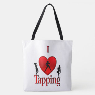 Tote Bag Danse I Heart Tap