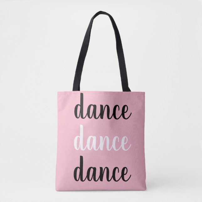 Tote Bag Danse rose chic (Devant)