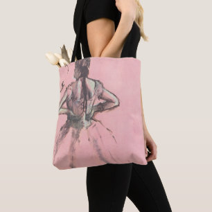 Tote Bag Danseur de l'arrière par Edgar Degas Ballet Vintag