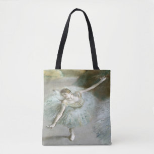 Tote Bag Danseur en vert par Edgar Degas