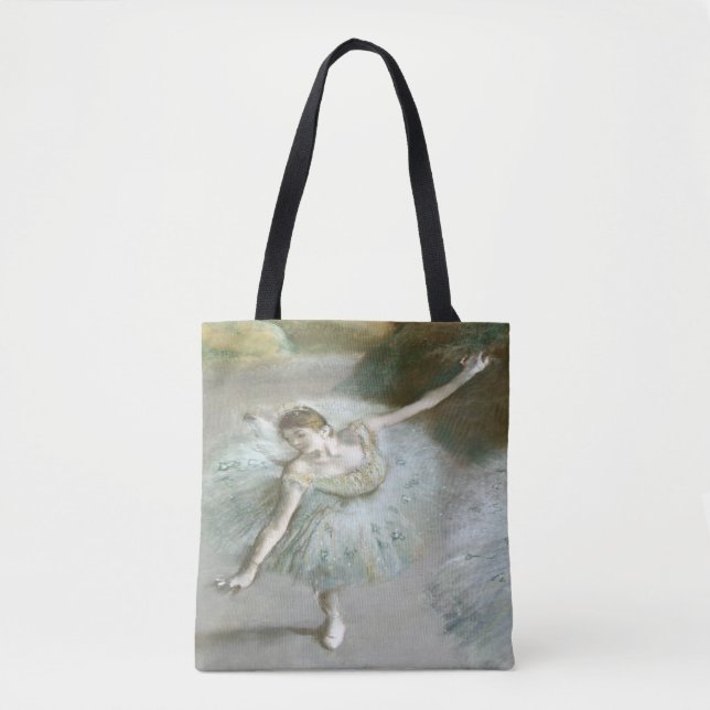 Tote Bag Danseur en vert par Edgar Degas (Devant)