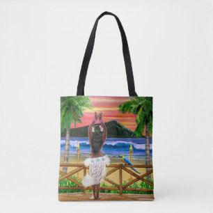 Tote Bag Danseur hawaïen de danse polynésienne de coucher