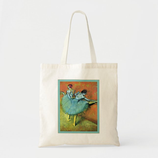 Tote Bag Danseurs classiques au ~ Edgar Degas de barre (Devant)