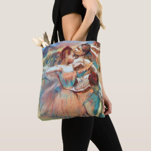 Tote Bag Danseurs dans un paysage par Edgar Degas