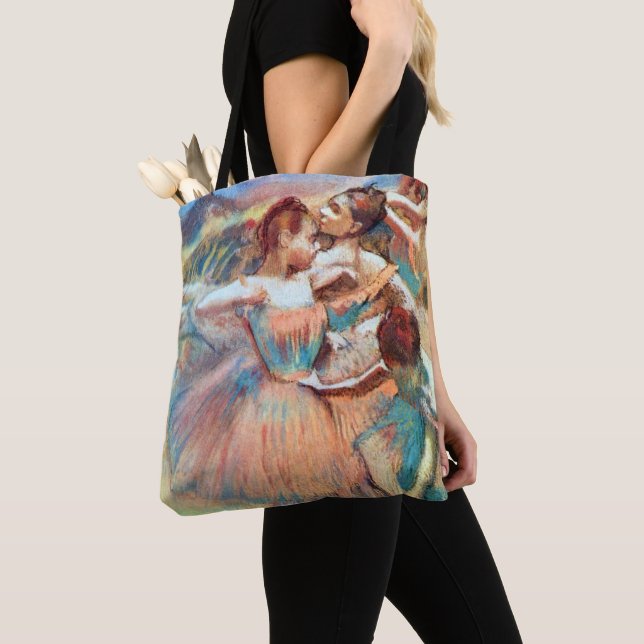 Tote Bag Danseurs dans un paysage par Edgar Degas (De près)