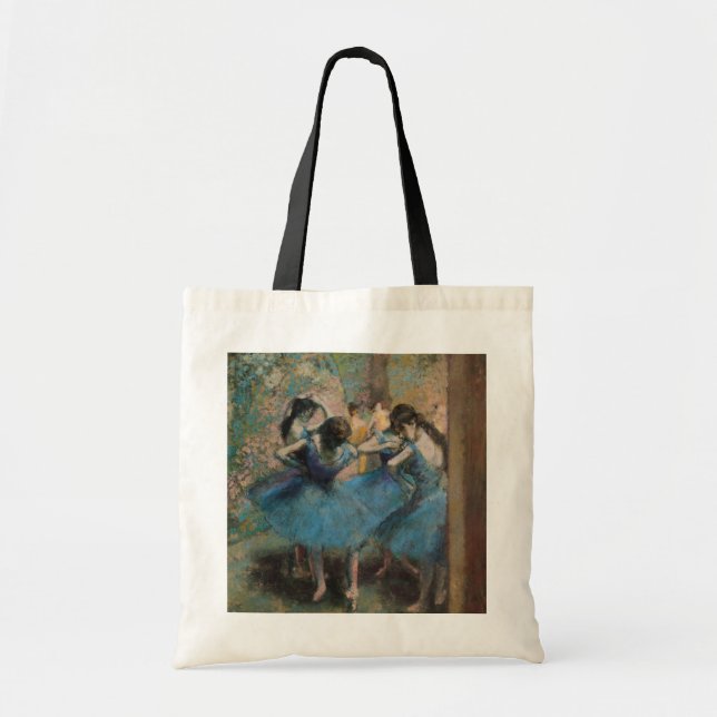 Tote Bag Danseurs d'Edgar Degas | dans le bleu, 1890 (Devant)