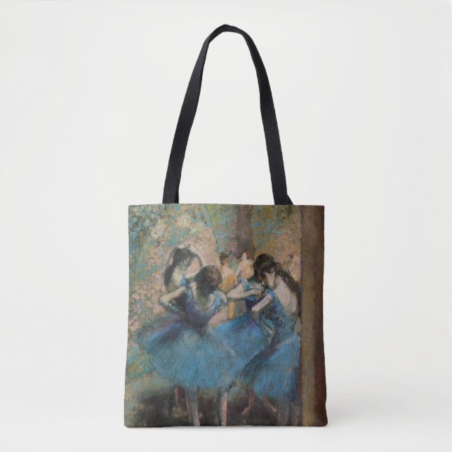 Tote Bag Danseurs d'Edgar Degas | dans le bleu, 1890 (Devant)