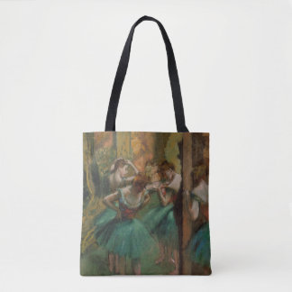 Tote Bag Danseurs d'illustration de ballet roses et Edgar