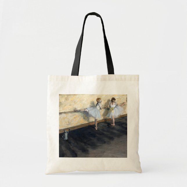 Tote Bag Danseurs Pratiquant au Barre, Edgar Degas (Devant)
