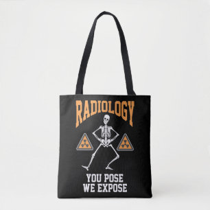 Tote Bag Danseuse amusante Humour de radiologie de squelett