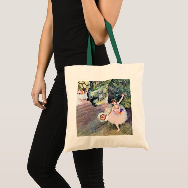 Tote Bag Danseuse avec un bouquet de fleurs par Edgar Degas (Devant (produit))