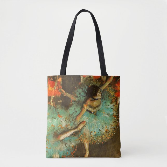 Tote Bag Danseuse de ballet Danseuse verte Danseuse Degas P (Devant)