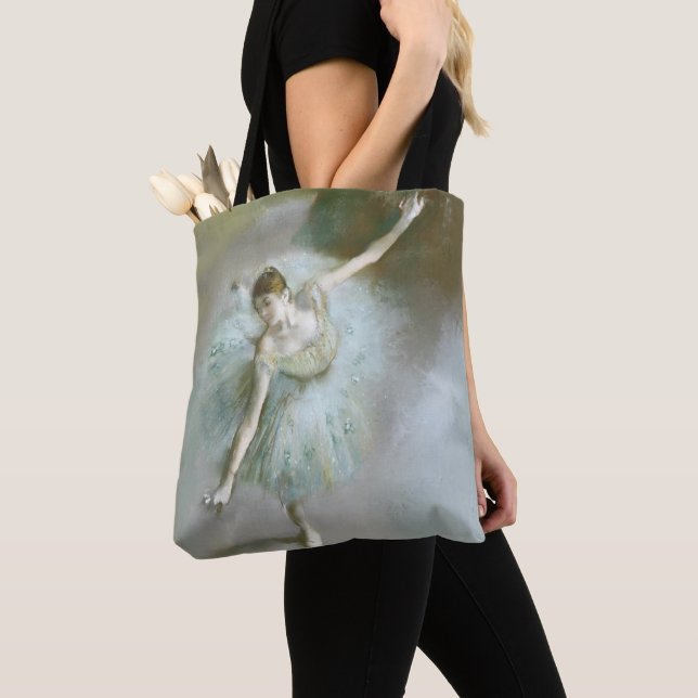 Tote Bag Danseuse en Green Degas, Art (De près)