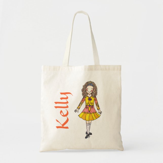 Tote Bag Danseuse irlandaise dans les Golds (Devant)
