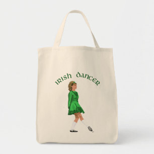 Tote Bag Danseuse Irlandaise en Chaussures Souples Vertes