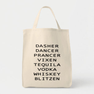 Tote Bag Danseuse Vixen Vodka Tequila Whiskey Blitzen