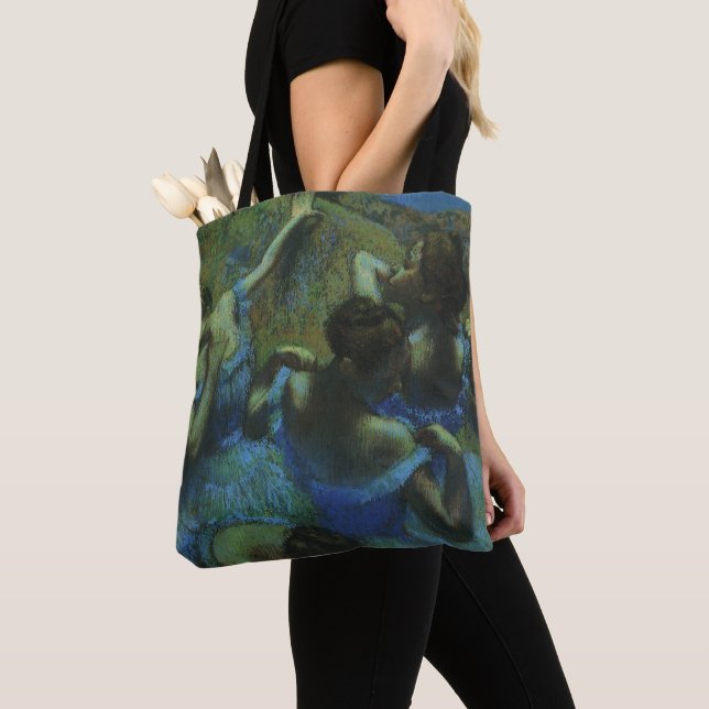 Tote Bag Danseuses bleues par Edgar Degas, Impressionnisme  (De près)