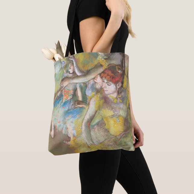Tote Bag Danseuses de ballet sur la scène par Edgar Degas (De près)