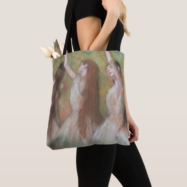 Tote Bag Danseuses Vertes par Edgar Degas, Art de Ballet An (De près)