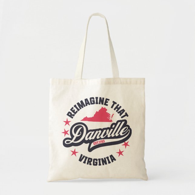 Tote Bag Danville, Virginie (Devant)