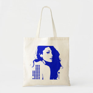 Tote Bag Dark Disco Blue