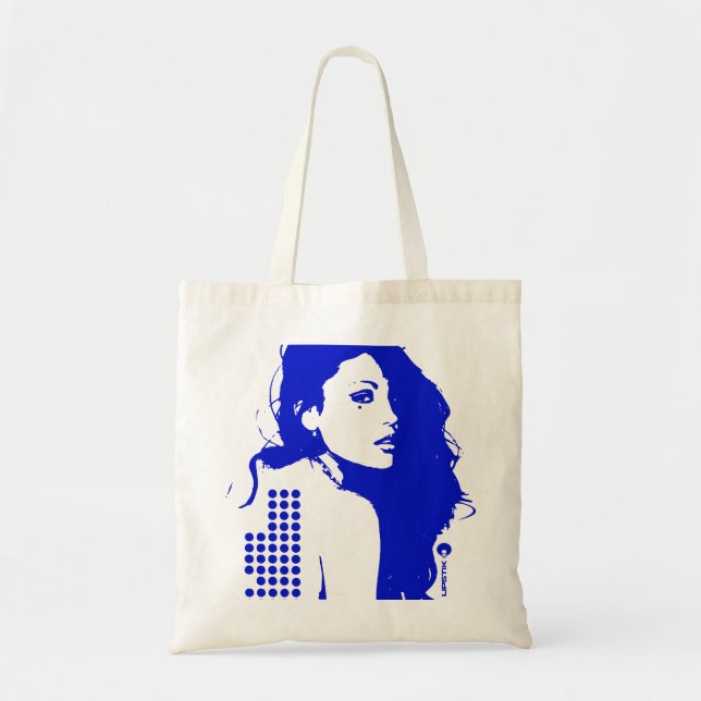 Tote Bag Dark Disco Blue (Devant)