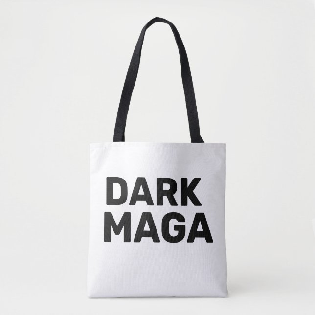Tote Bag Dark Maga Funny Halloween Trump 2024 (Devant)