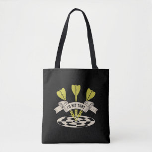 Tote Bag Darts - Je frapperais ce Bullseye