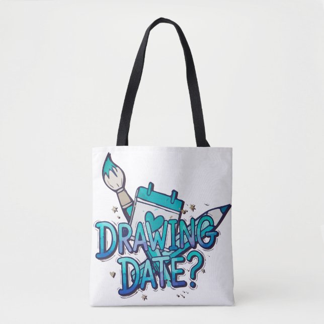 Tote Bag Date du tirage (Devant)