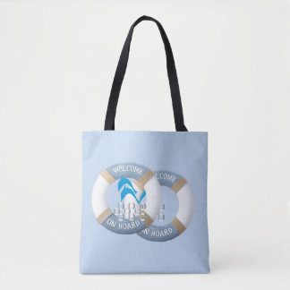 Tote Bag Dauphins Côtiers Bleus