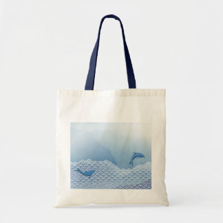 Tote Bag Dauphins dans l'océan