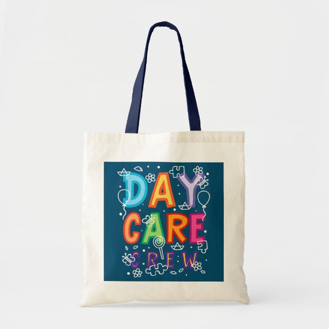 Tote Bag Daycare Provider Childcare Preschool Teacher  (Devant)