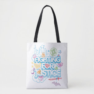Tote Bag DC Super Hero Girls Fighting For Justice